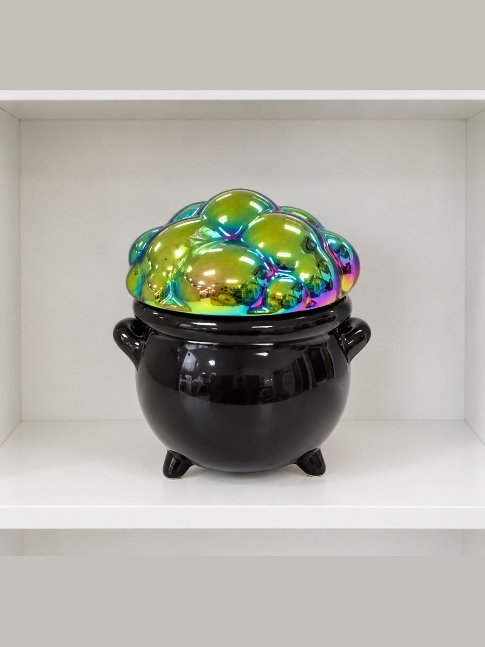 Target Bullseye Ceramic Cauldron Jar